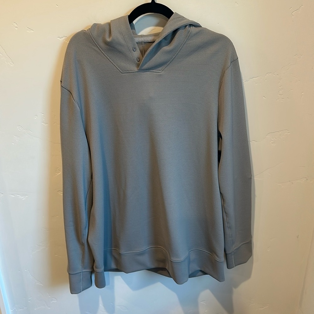 Lululemon men’s XL hooded sweatshirt grey